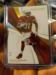 David Johnson #1 Football Cards 2017 Panini Immaculate Collection Prices