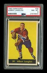 Albert Langlois #39 Hockey Cards 1960 Parkhurst Prices