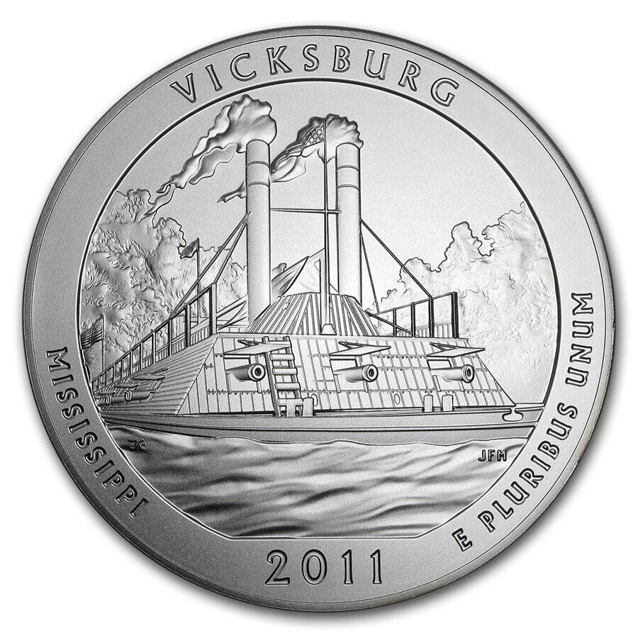 2011 [VICKSBURG] Coins America the Beautiful 5 Oz