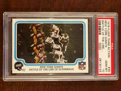 New York Giants [Battle of the Line...] Football Cards 1979 Fleer Team Action Prices