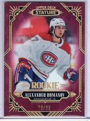 Alexander Romanov [Red] Hockey Cards 2020 Upper Deck Stature Prices