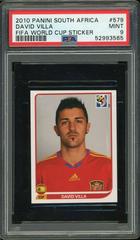 David Villa Soccer Cards 2010 Panini South Africa FIFA World Cup Sticker Prices