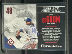 Jacob deGrom [Red] #6 Baseball Cards 2017 Panini Chronicles Prices