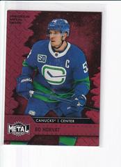 Bo Horvat [Red] Hockey Cards 2020 Skybox Metal Universe Prices