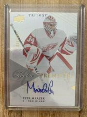 Petr Mrazek [Autograph] #149 Hockey Cards 2013 Upper Deck Trilogy Prices