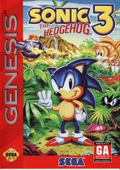 Front Cover | Sonic the Hedgehog 3 Sega Genesis