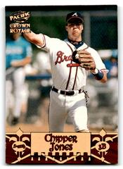 Chipper Jones #1 Baseball Cards 1998 Pacific Crown Royale Prices