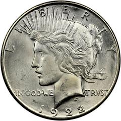 1922 S Coins Peace Dollar Prices