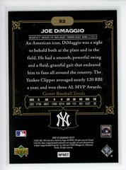 Back | Joe DiMaggio Baseball Cards 2007 SP Legendary Cuts