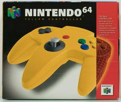 Nintendo 64 Yellow CIB Controller | Yellow Controller Nintendo 64