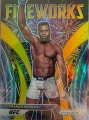 Francis Ngannou [Gold] #16 Ufc Cards 2022 Panini Prizm UFC Fireworks Prices