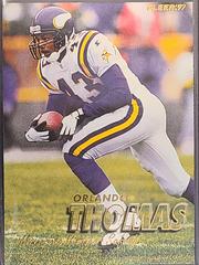 Orlando Thomas Football Cards 1997 Fleer Prices
