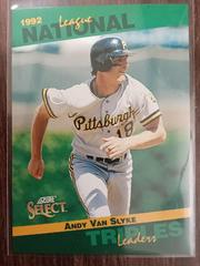 Andy Van Slyke #24 Baseball Cards 1993 Score Select Stat Leaders Prices