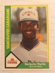 Norberto Martin #21 Baseball Cards 1990 CMC Vancouver Canadians Prices