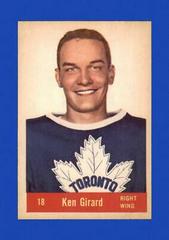 Ken Girard #18 Hockey Cards 1957 Parkhurst Prices