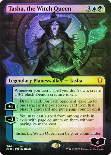 Tasha, The Witch Queen [Borderless Foil] #364 Magic Commander Legends: Battle for Baldur's Gate