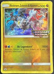 Pulled Talonflame V and Reshiram & Zekrom GX full art from an Aldi