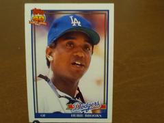 Hubie Brooks #115 Baseball Cards 1991 Topps Prices