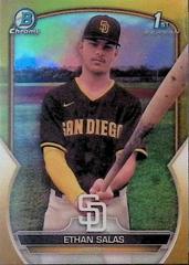 Ethan Salas [Gold] #BCP-171 Baseball Cards 2023 Bowman Chrome Prospects Prices