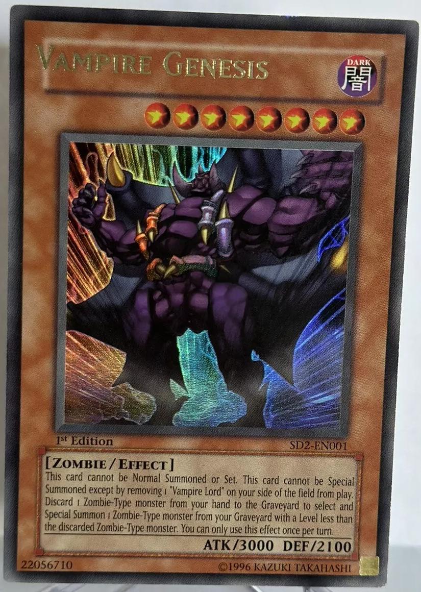 Vampire Genesis [Misprint] SD2-EN001 YuGiOh Structure Deck - Zombie Madness