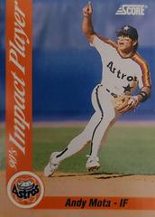 Andy Mota Baseball Cards 1992 Score Impact Players Prices