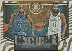 James Harden [Orange] #1 Basketball Cards 2020 Panini Illusions Career Lineage Prices