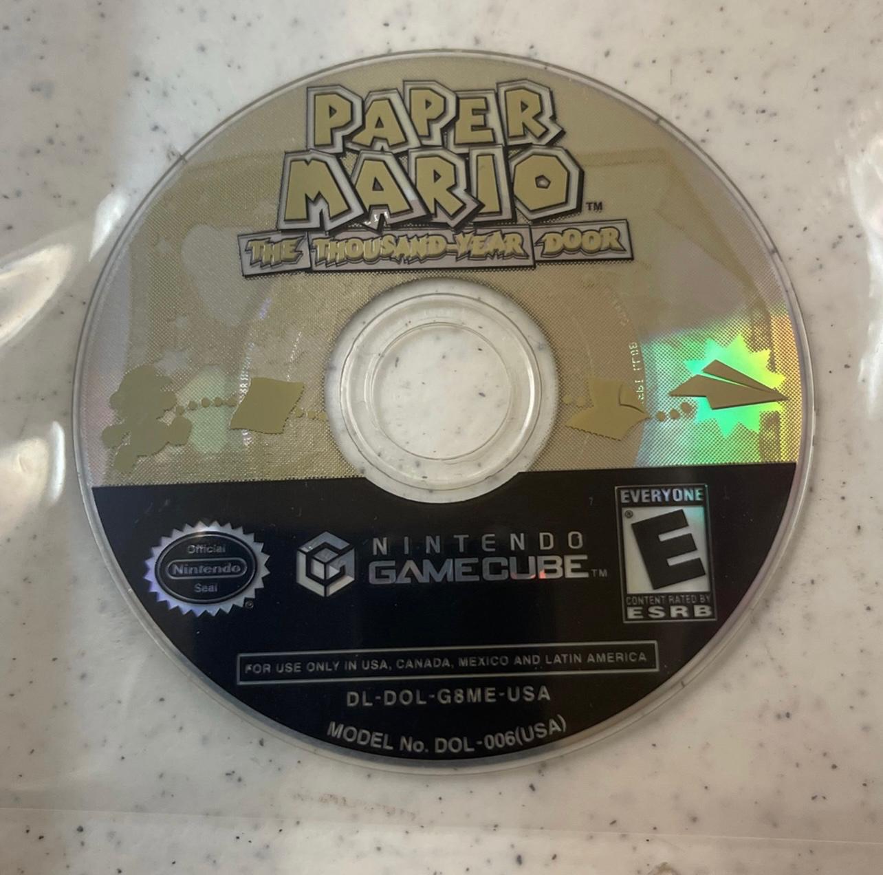 Paper Mario Thousand Year Door Item only Gamecube
