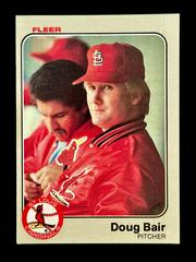 1983 Fleer Doug Bair #2 Front | Doug Bair Baseball Cards 1983 Fleer