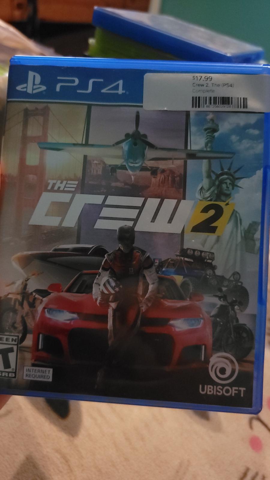 The Crew 2 Item, Box, and Manual Playstation 4