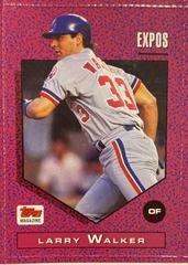 Larry Walker Baseball Cards 1992 Topps Magazine Perforated Prices