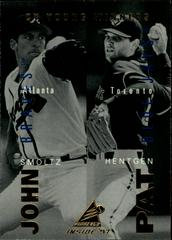John Smoltz, Pat Hentgen Baseball Cards 1997 Pinnacle Inside Prices