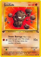 Geodude [1st Edition] Pokemon Fossil Prices