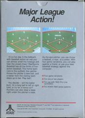 RealSports Baseball  - Back | RealSports Baseball Atari 7800