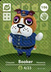 Booker #106 [Animal Crossing Series 2] Amiibo Cards Prices