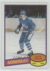 Rich Leduc #122 Hockey Cards 1980 O-Pee-Chee Prices