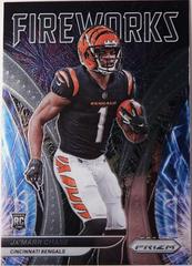 Ja'Marr Chase #F-11 Football Cards 2021 Panini Prizm Fireworks Prices