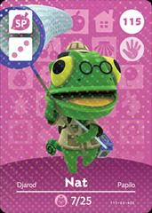 Nat #115 [Animal Crossing Series 2] Amiibo Cards Prices