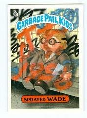 Sprayed WADE #182a 1986 Garbage Pail Kids Prices