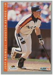 Jeff Bagwell #3 Baseball Cards 1993 Fleer Fruit of the Loom Prices