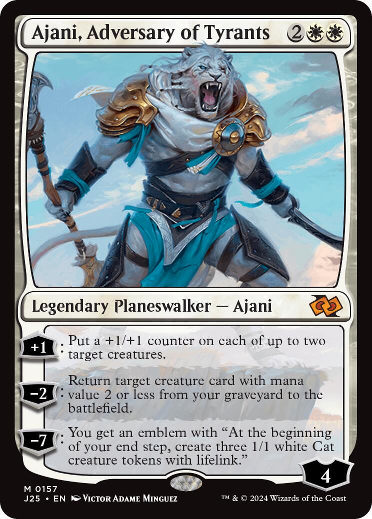 Ajani, Adversary of Tyrants #157 Magic Foundations Jumpstart