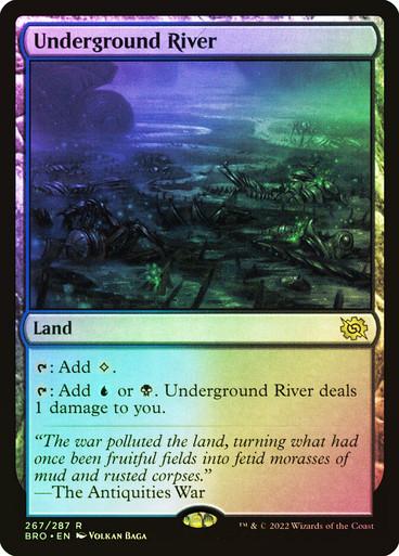 Underground River [Foil] #267 Magic Brother's War