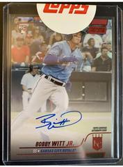 Redemption Card | Bobby Witt Jr. [Red Foil] Baseball Cards 2022 Stadium Club Autographs