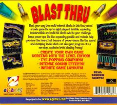 Back Cover | Blast Thru PC Games