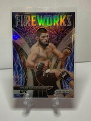 Khabib Nurmagomedov [Silver] Ufc Cards 2022 Panini Prizm UFC Fireworks Prices