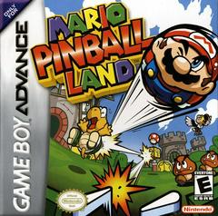 Front Cover | Mario Pinball Land GameBoy Advance