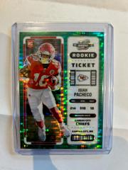 Isiah Pacheco [Green Pulsar] #75 Football Cards 2022 Panini Contenders Optic Prices
