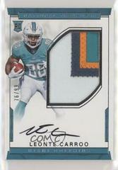 Leonte Carroo [Patch Autograph] #117 Football Cards 2016 Panini National Treasures Prices
