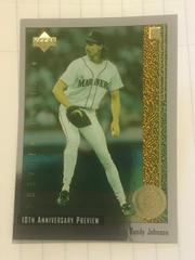 Randy Johnson #9 of 60 Baseball Cards 1998 Upper Deck 10th Anniversary Preview Prices