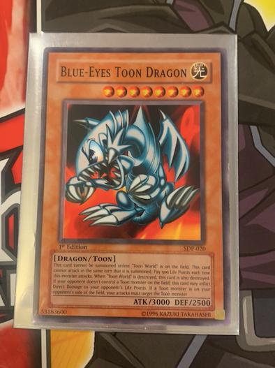 Blue-Eyes Toon Dragon [1st Edition] SDP-020 photo