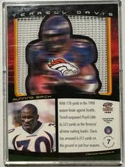 Back Of Card | Terrell Davis Football Cards 1999 Pacific Paramount End Zone Net Fusions
